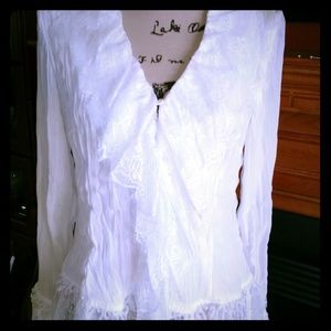 Violet & Claire Crinkle Blouse